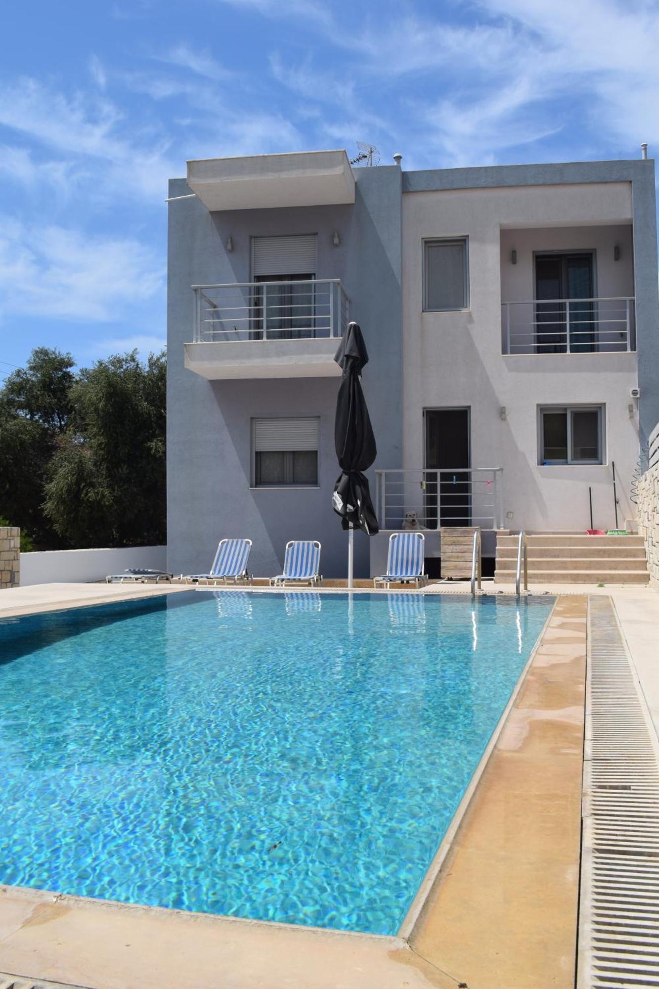 Aquarock Villa With Private Pool Prassás Dış mekan fotoğraf