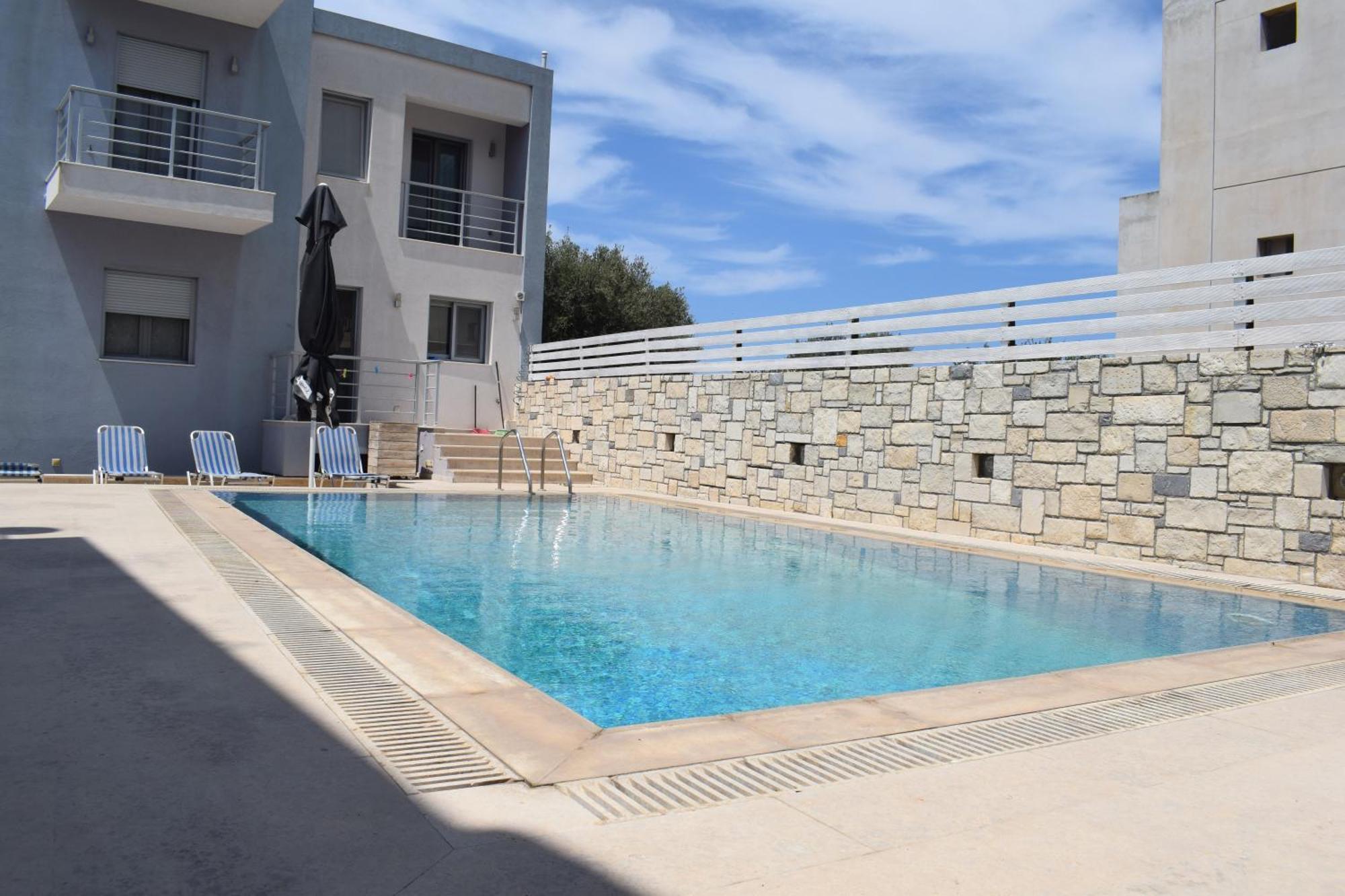 Aquarock Villa With Private Pool Prassás Dış mekan fotoğraf