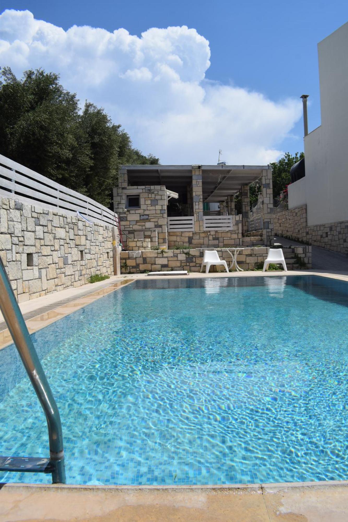 Aquarock Villa With Private Pool Prassás Dış mekan fotoğraf